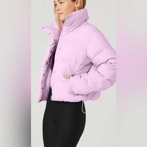 ALO Yoga Light Purple Puffer Jacket - Picture 2 of 7